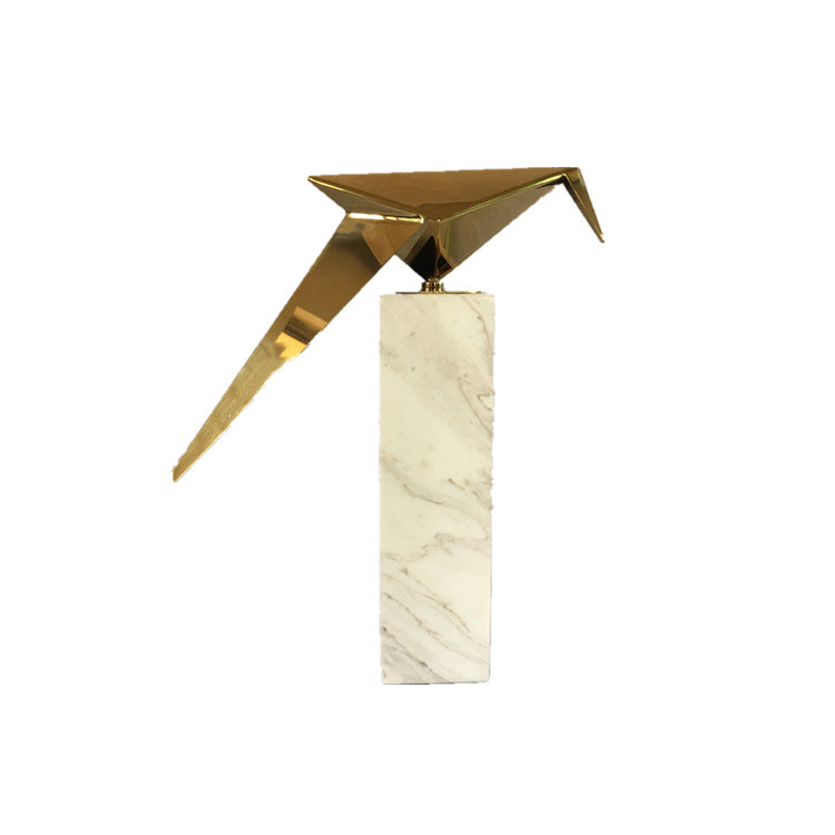 طقم طيور معدنية