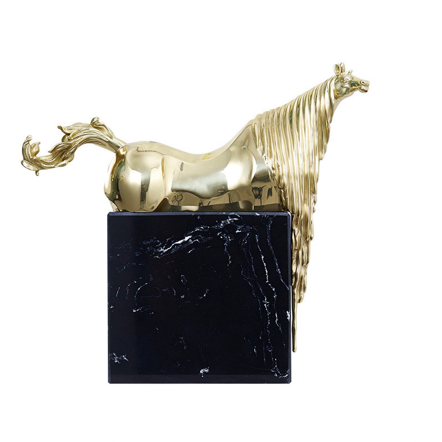 Li Jiajiang _ طقم احصنة نحاسية