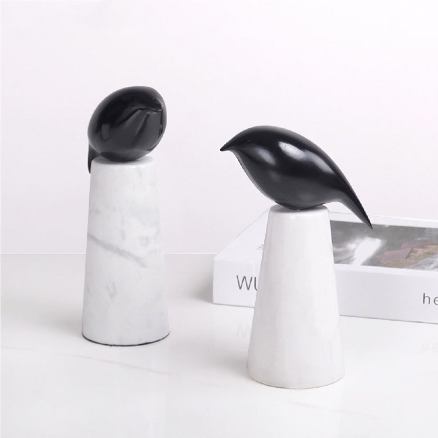 طقم عصافير معدنية