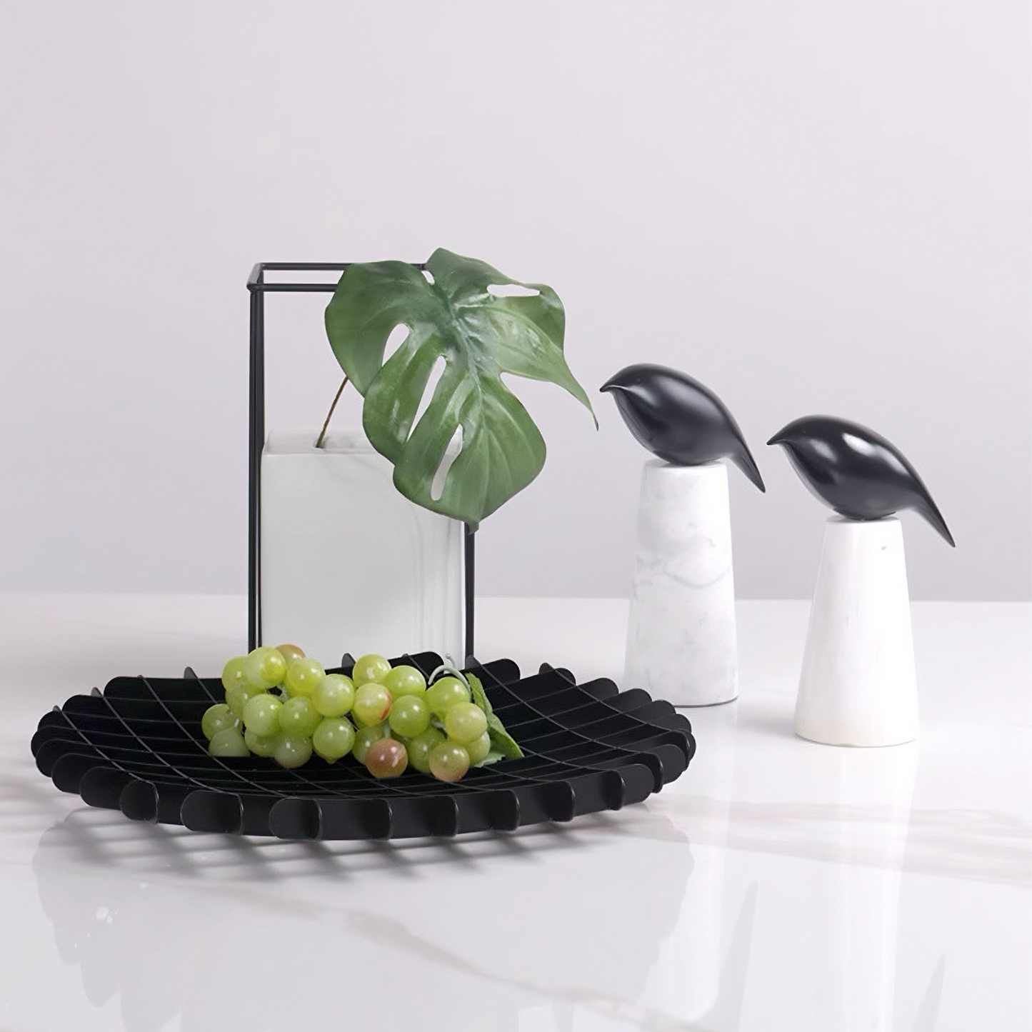 طقم عصافير معدنية