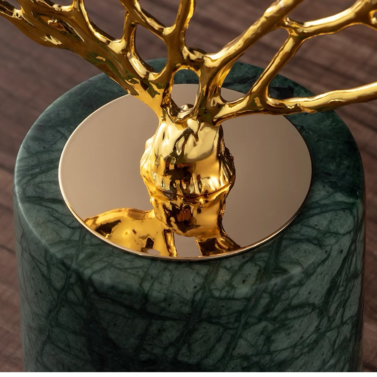 طقم تحف شجرة النحاس الفخمة