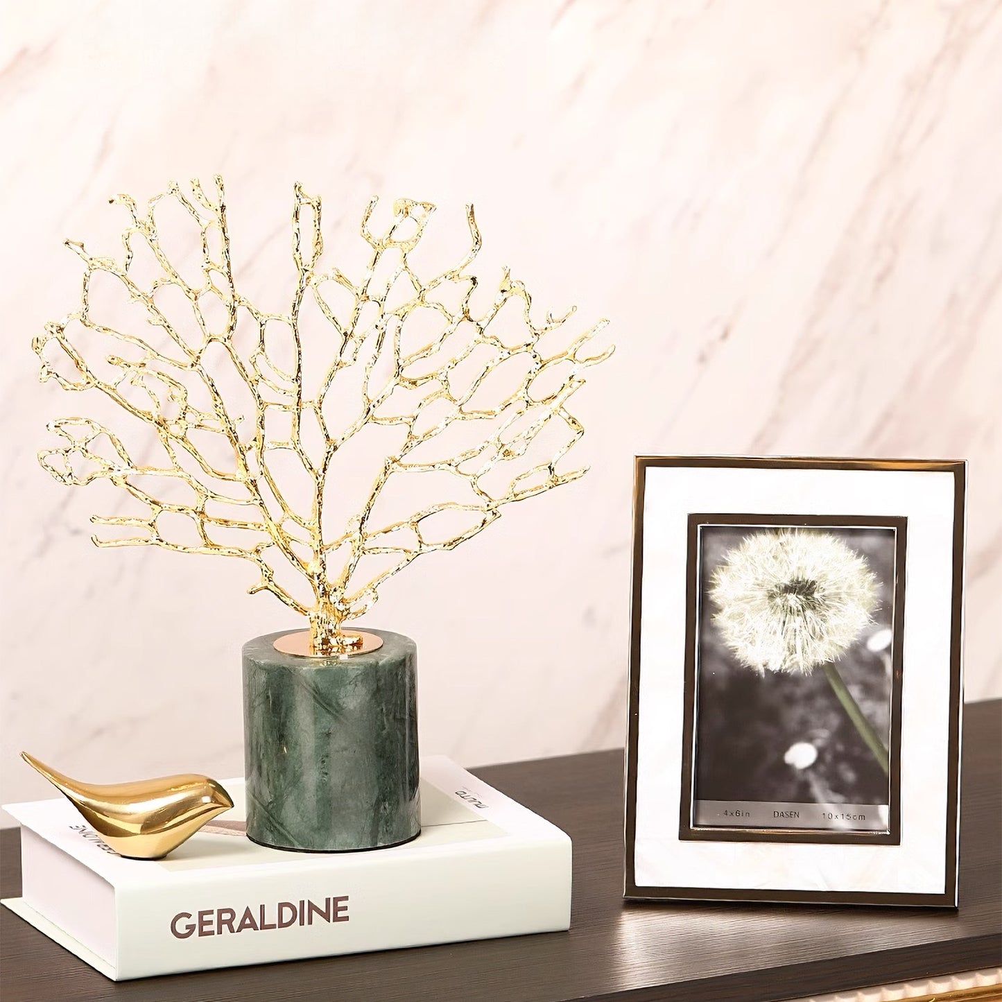 طقم تحف شجرة النحاس الفخمة