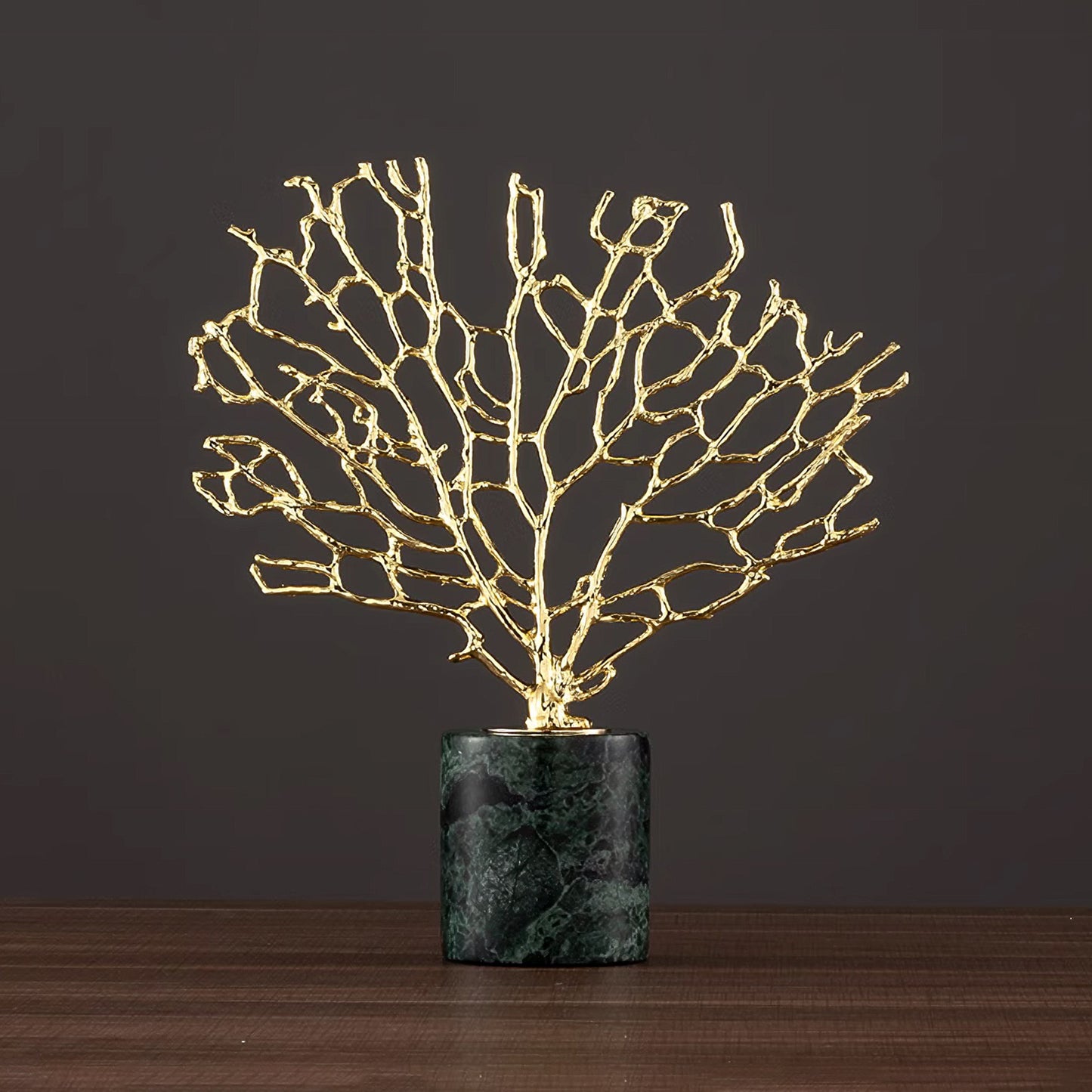 طقم تحف شجرة النحاس الفخمة