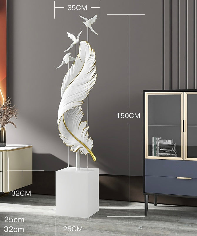 مجسم الريشة