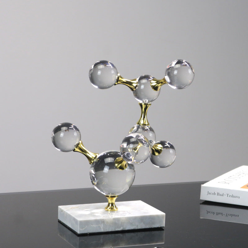 Luxury crystal geometric decoration