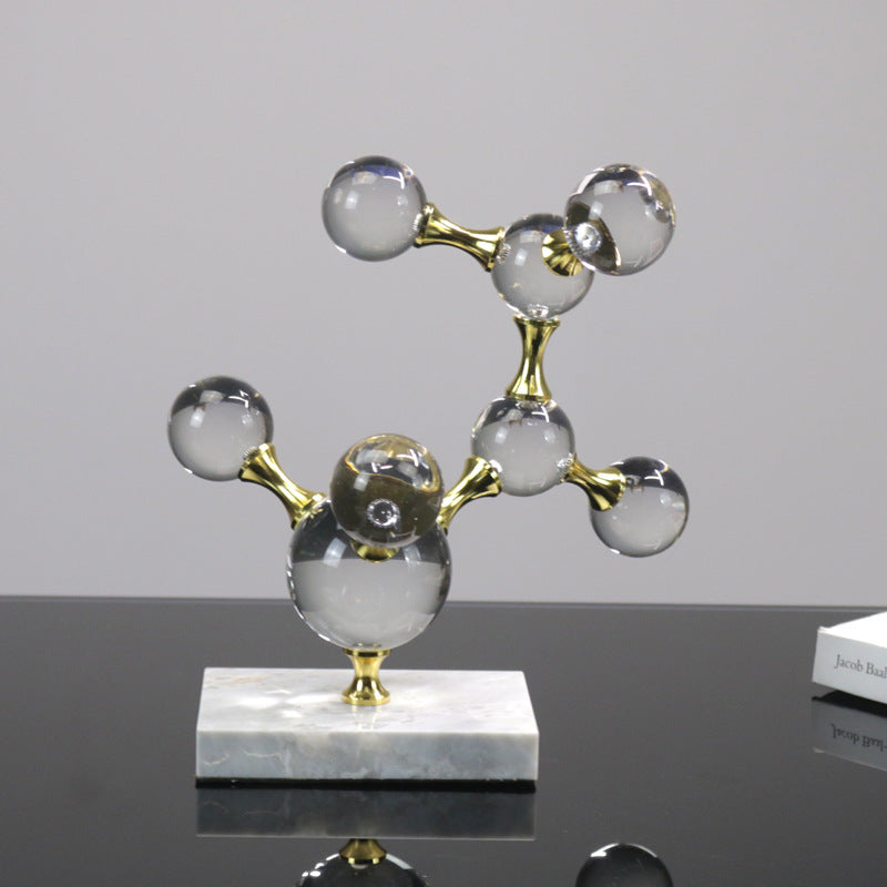 Luxury crystal geometric decoration