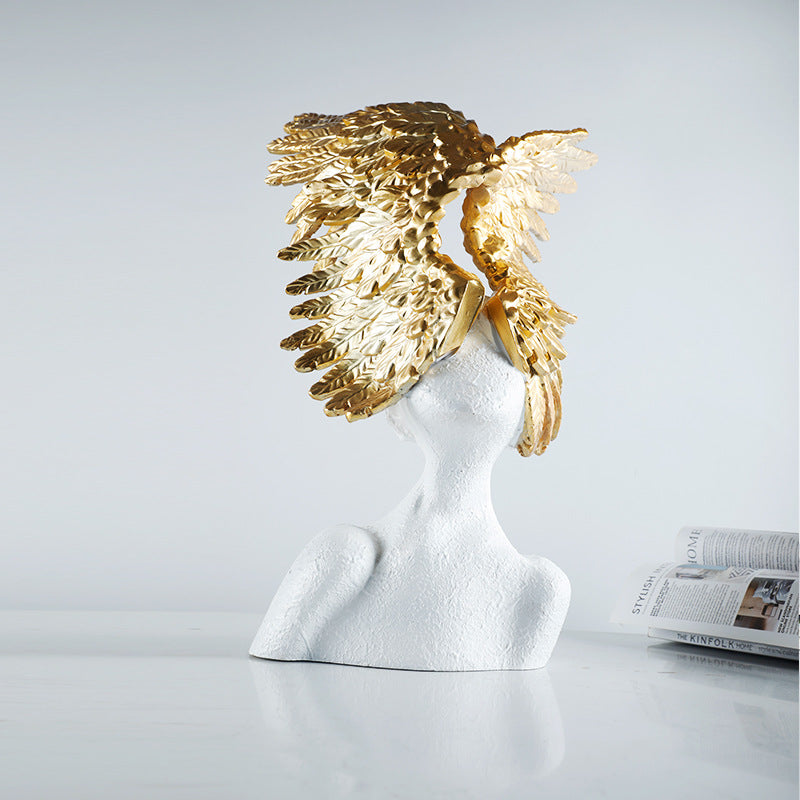 Art Wings Portrait Sculpture