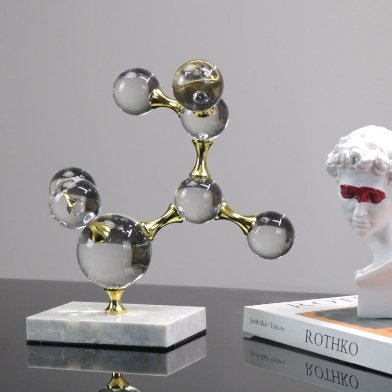 Luxury crystal geometric decoration