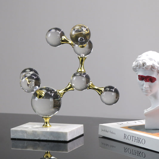 تحفة كريستالية هندسية فخمة