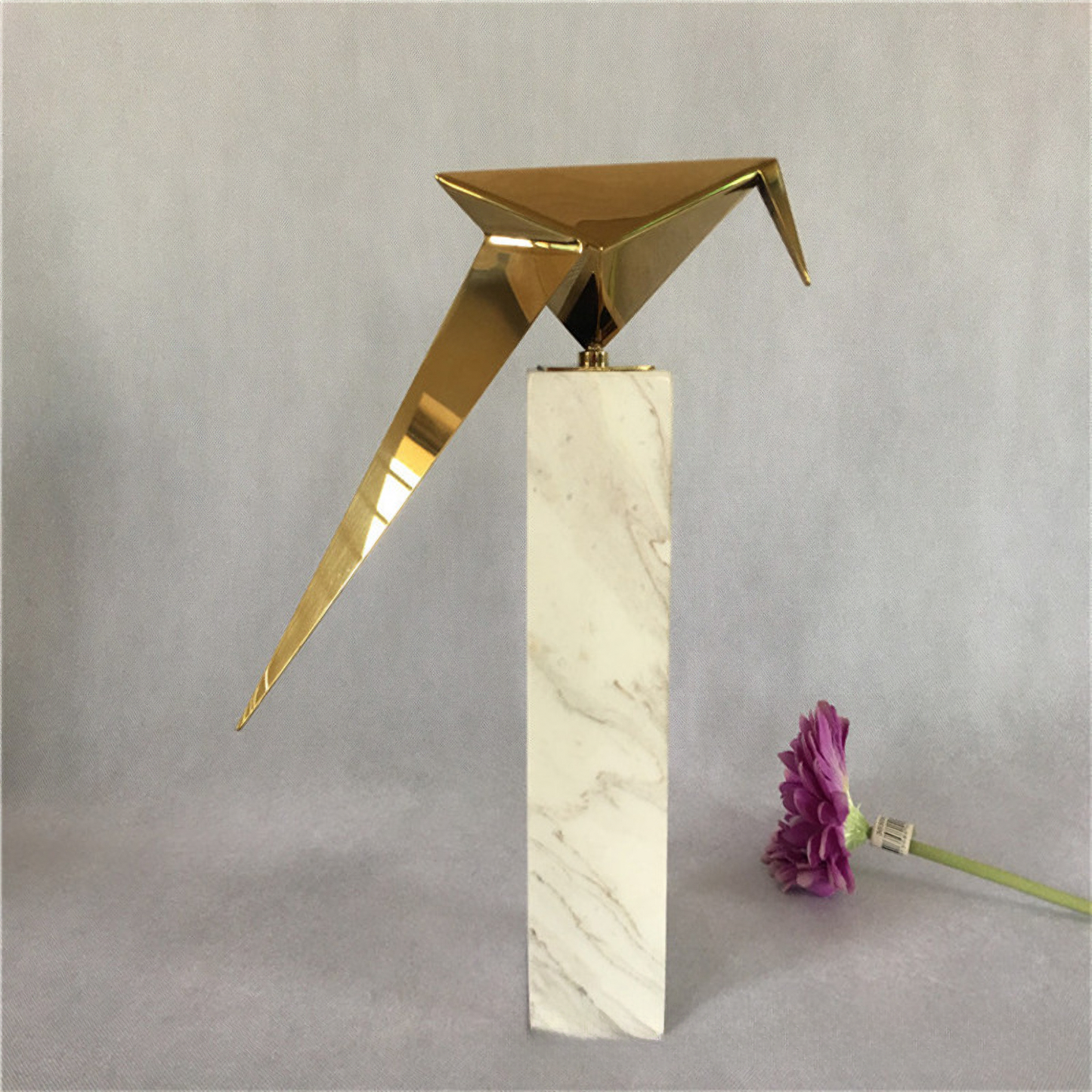 طقم طيور معدنية