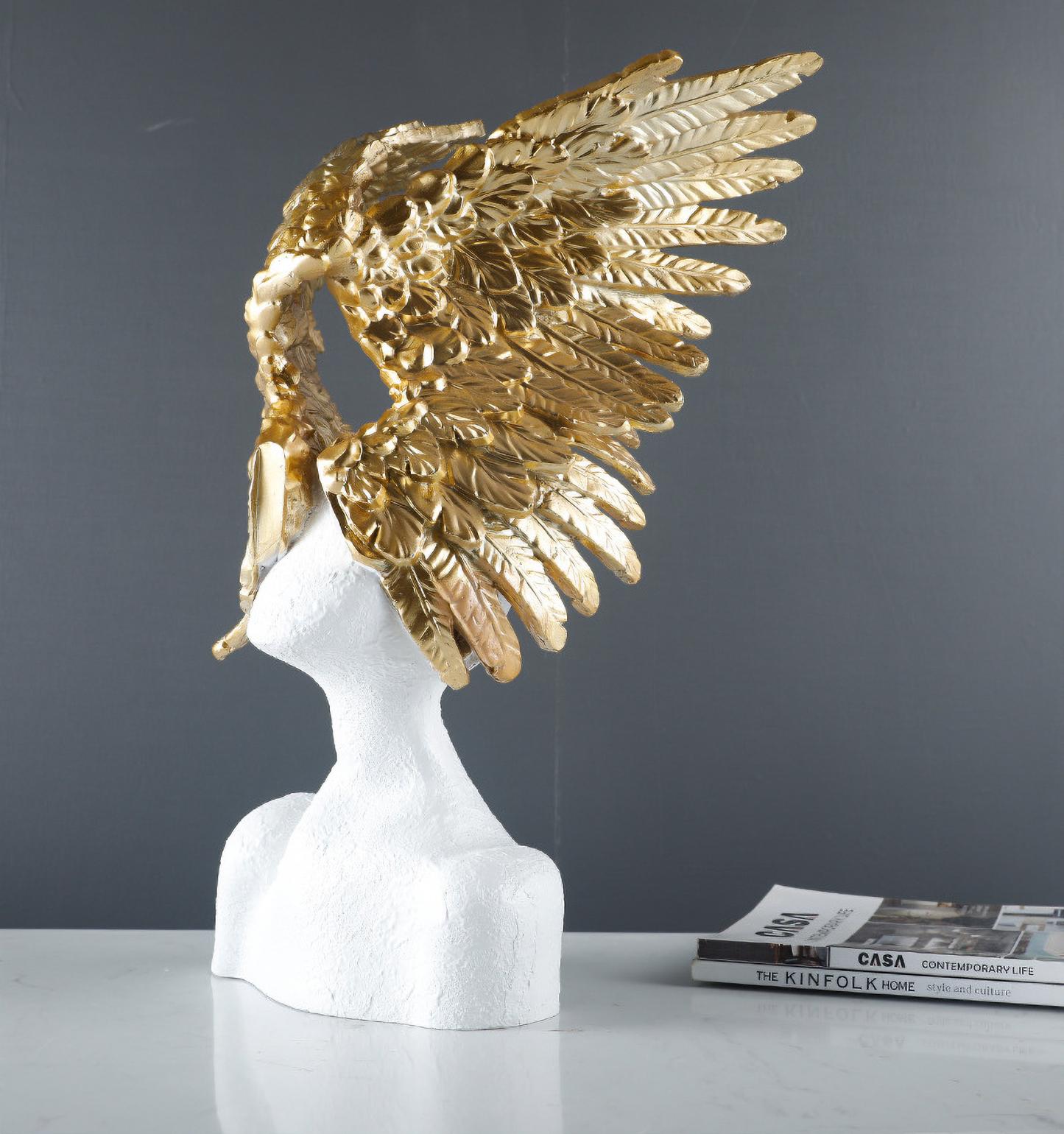 Art Wings Portrait Sculpture
