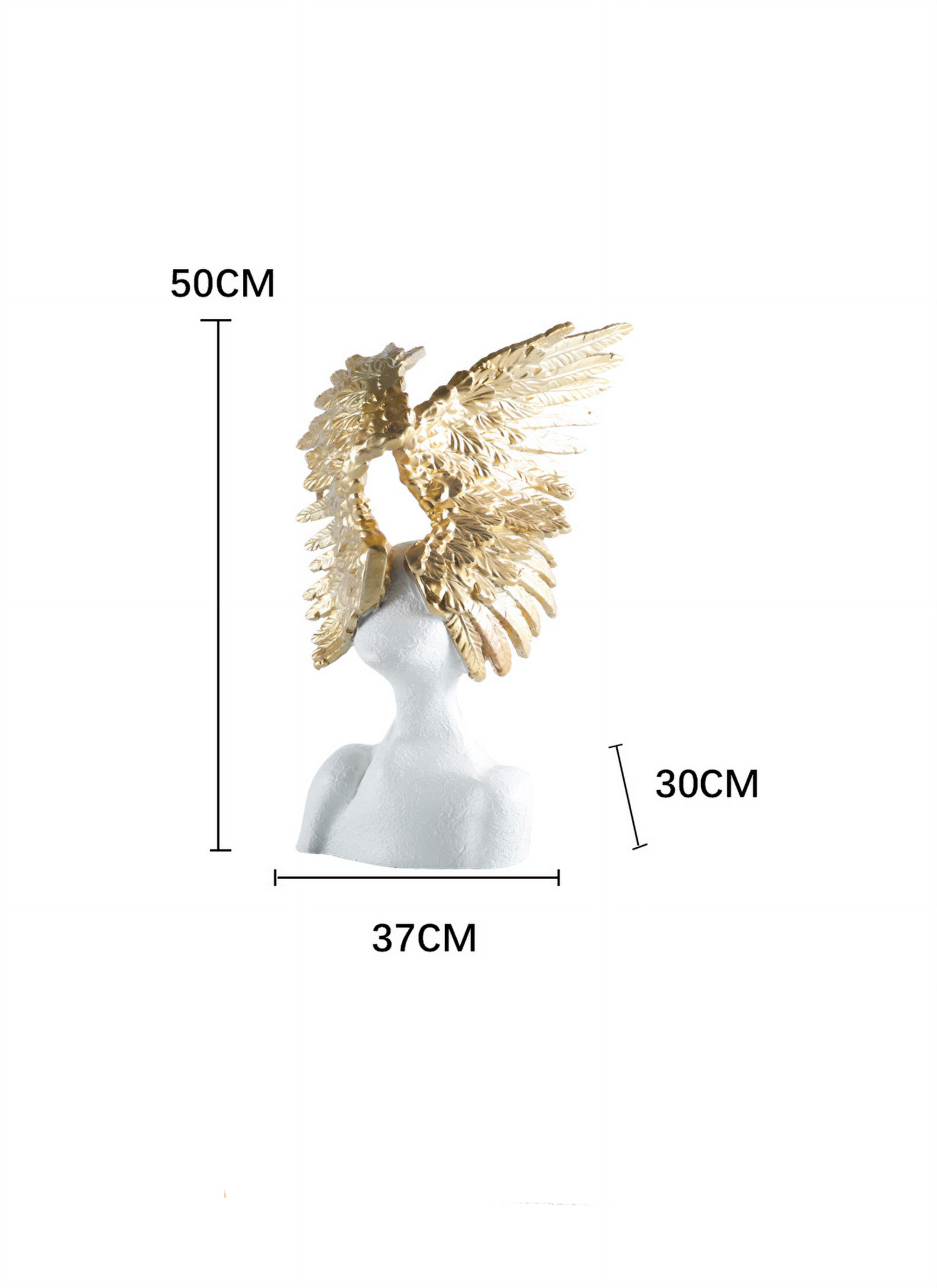 Art Wings Portrait Sculpture