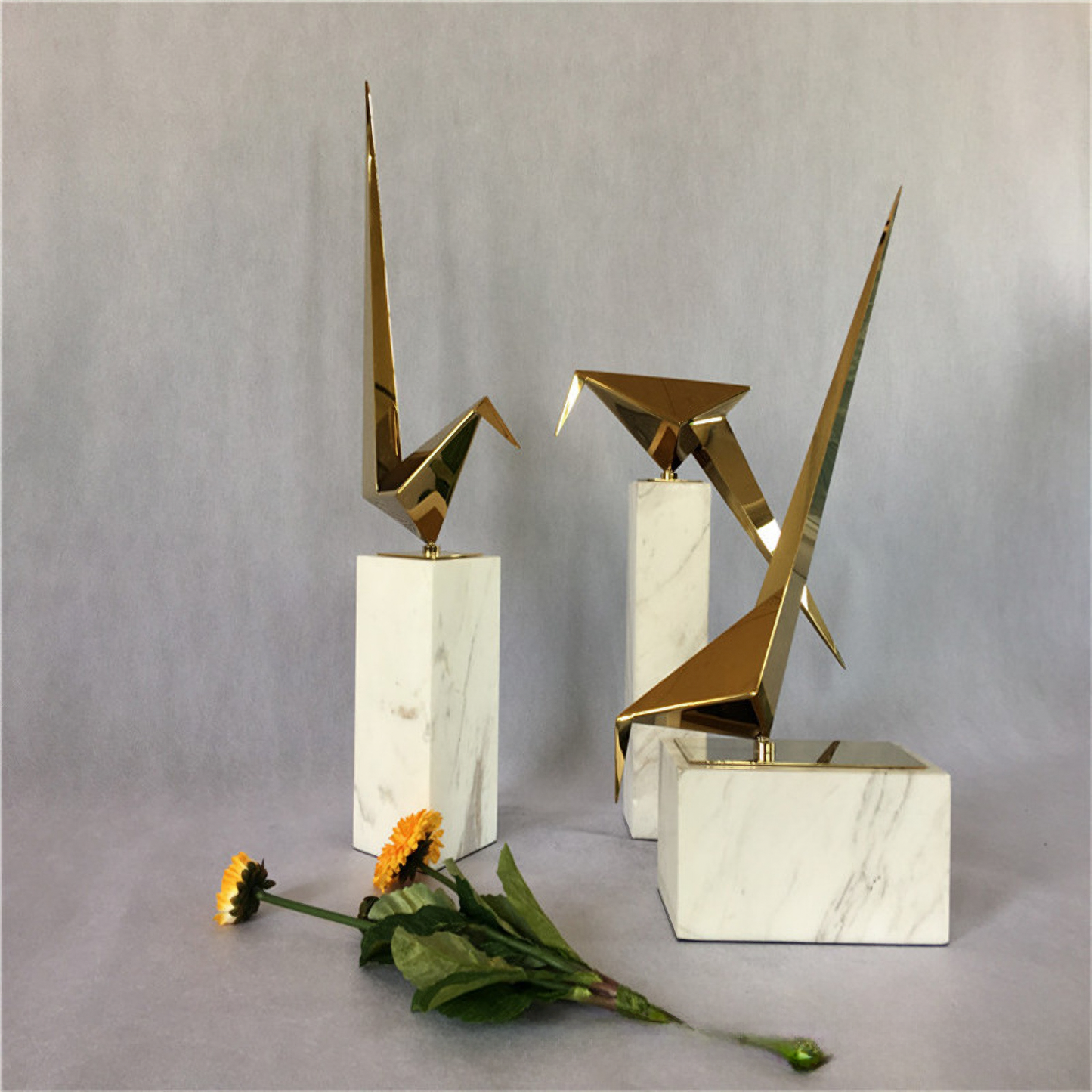 "Mu Orange  - thousand paper cranes"_ طقم الطيور 