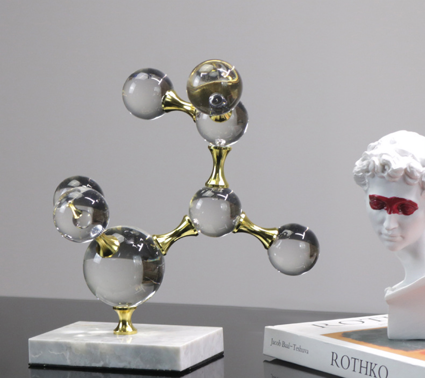 Luxury crystal geometric decoration