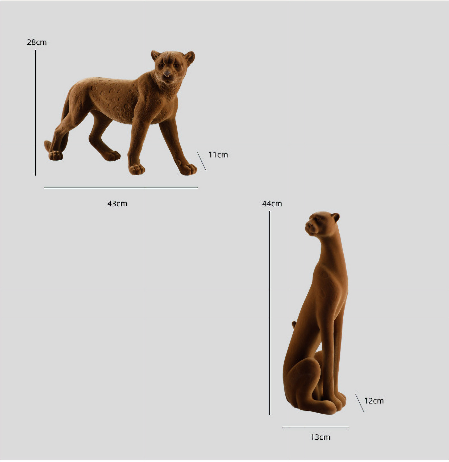 Luxurious cheetah set