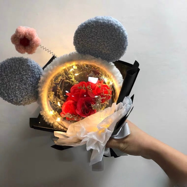 باقة ورد صناعي