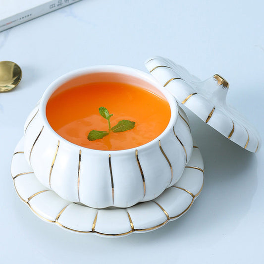 صينية تقديم على شكل يقطينة