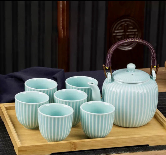 طقم شاي ياقوتي