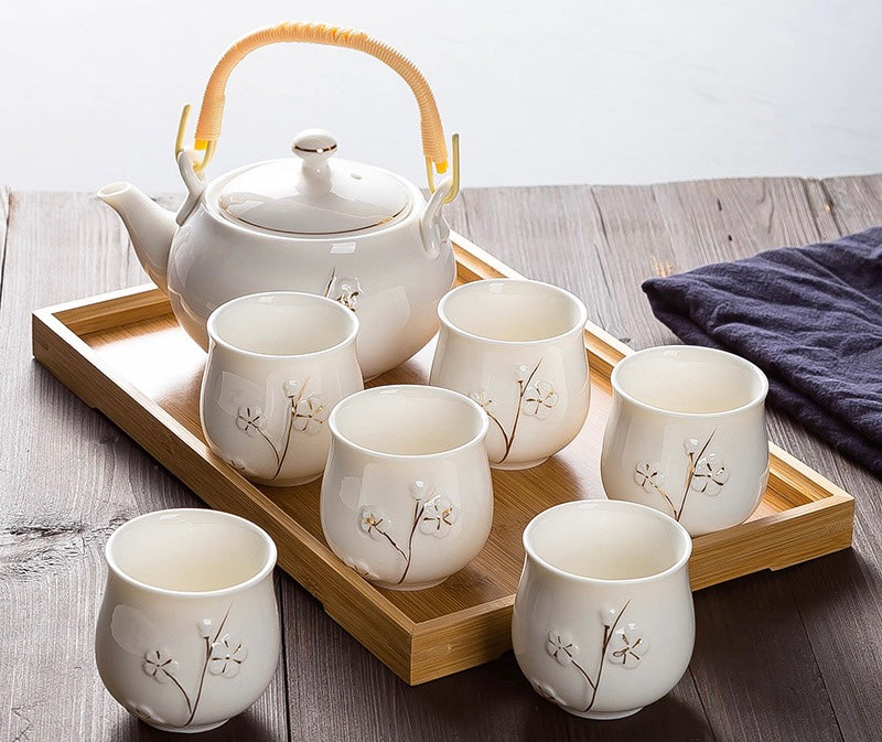 white teaset