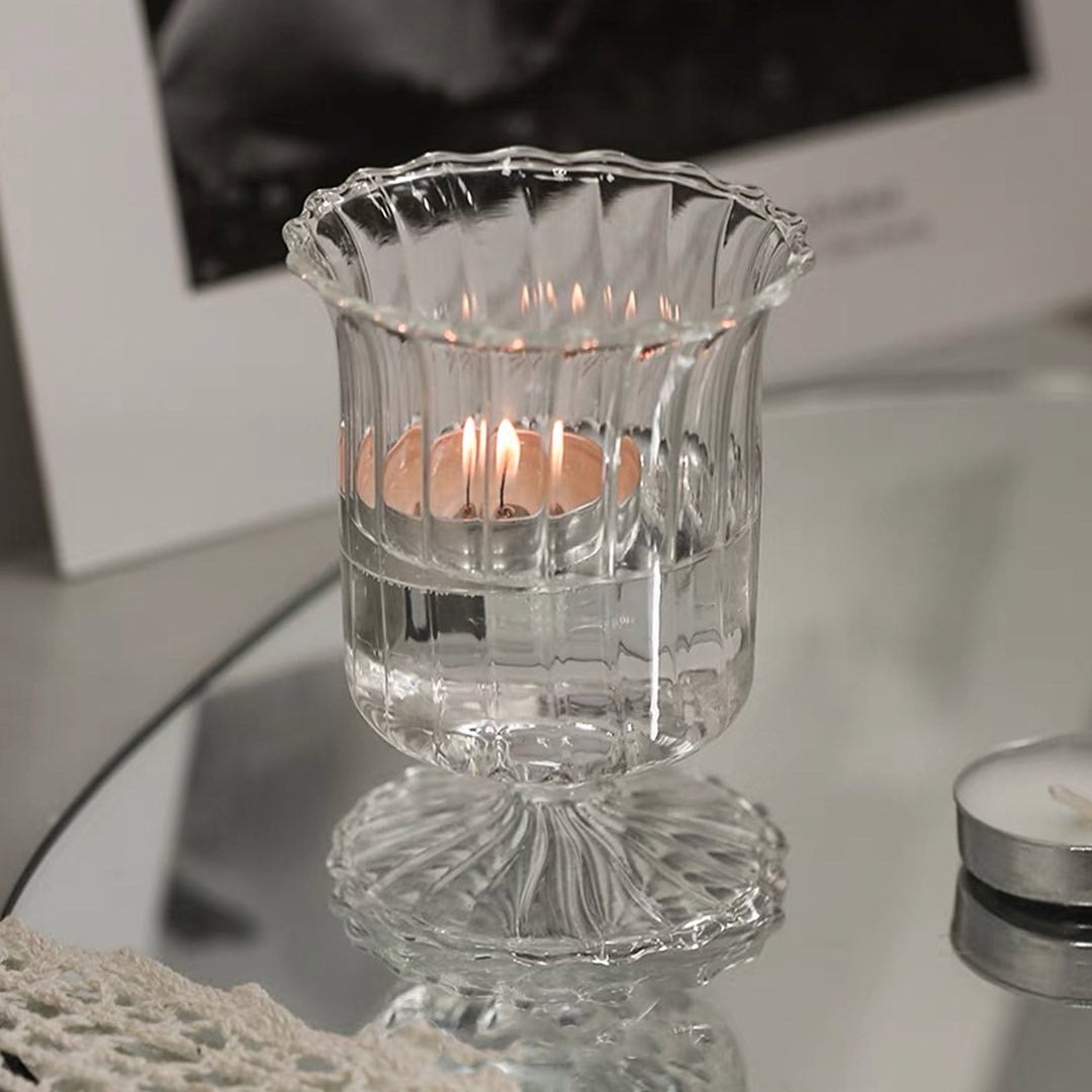 حاملات شموع أنيقة مكونة من 2