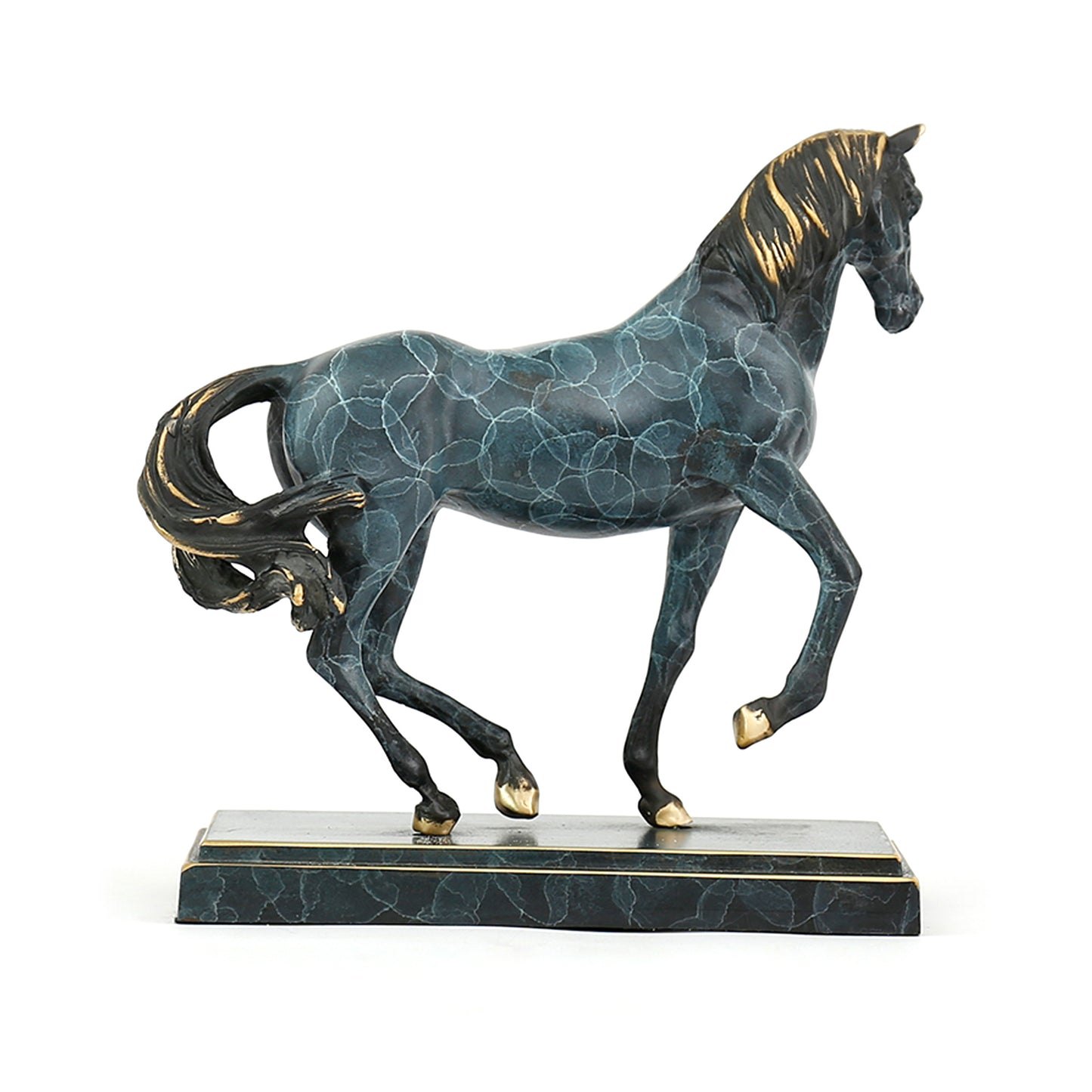 Copper bronze horse statue