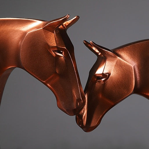 Two-headed horse Heart ornament