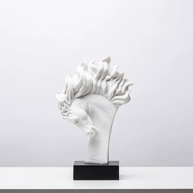 طقم خيول بنمط الوابي سابي الياباني