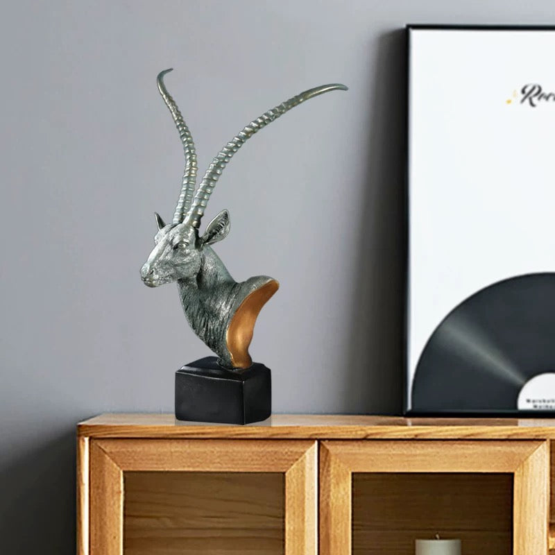 مجسم رأس ظبي