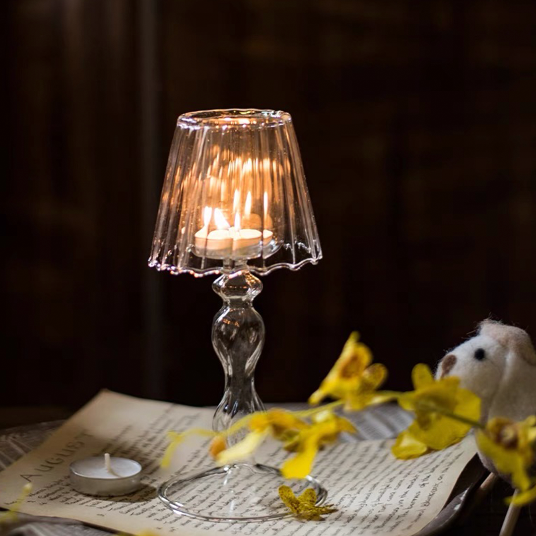 حاملات شموع أنيقة مكونة من 2