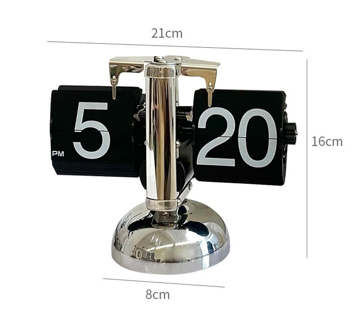ساعة ديناميكية من الورق والمعدن