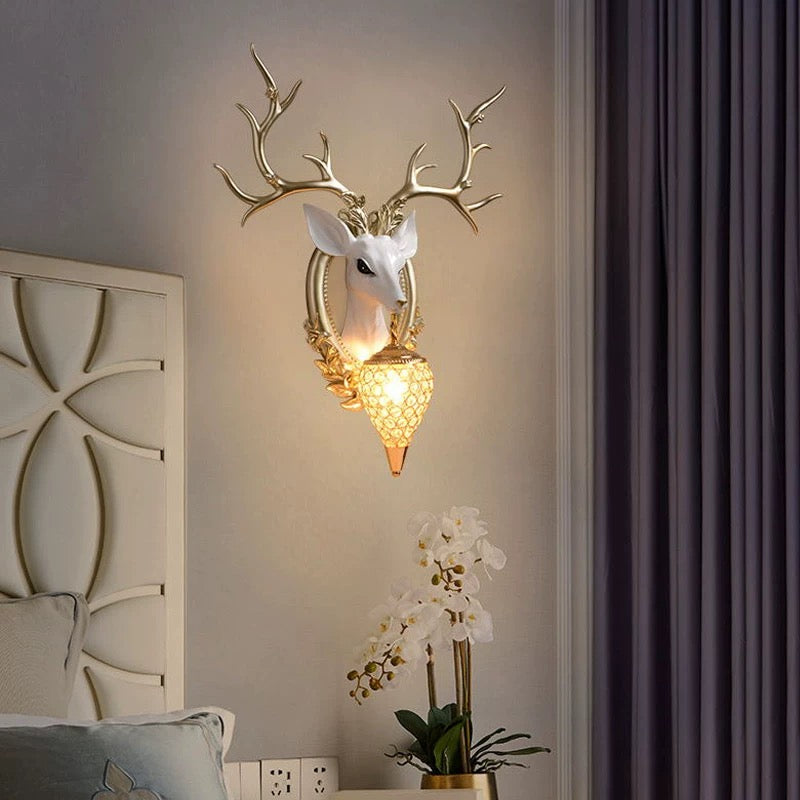 ديكور جداري مصباح الغزال