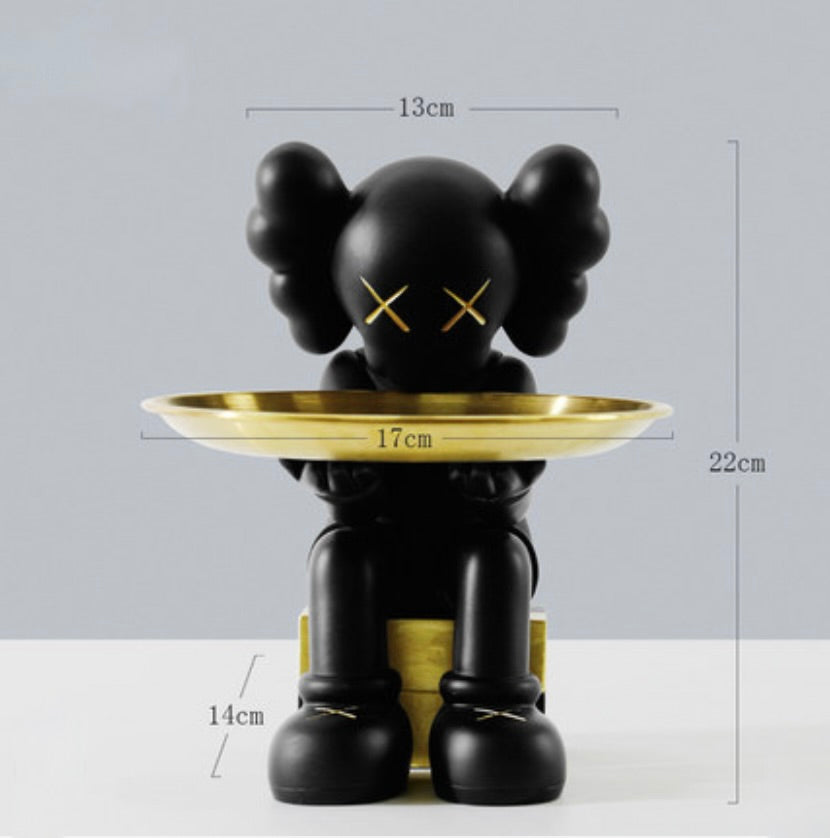 MANDKAWS siting with tray decoration