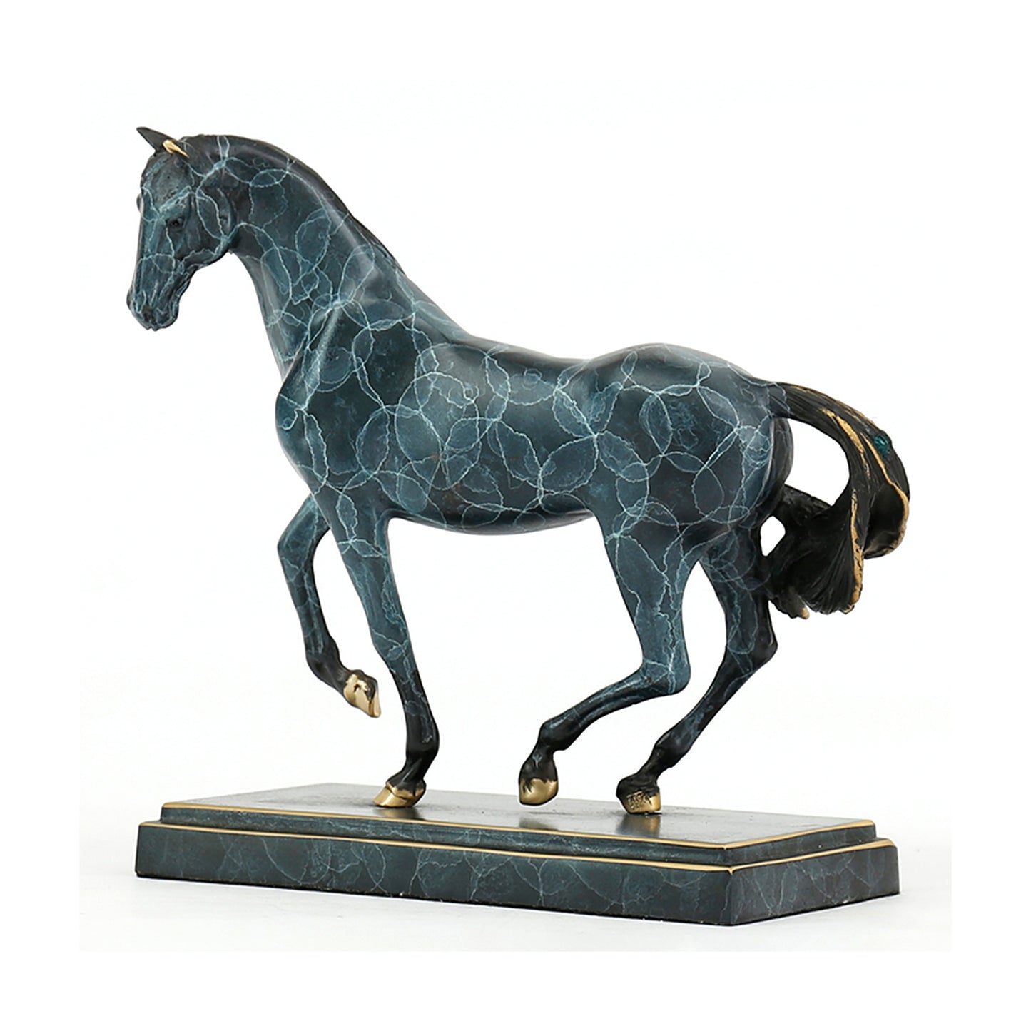 Copper bronze horse statue