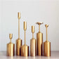 Metal modern candle holders Set of 7