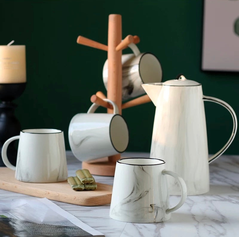 Marble Coffee set