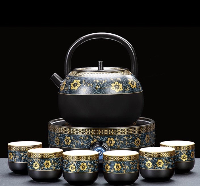 Electric Retro ceramic tea maker set – Awsan