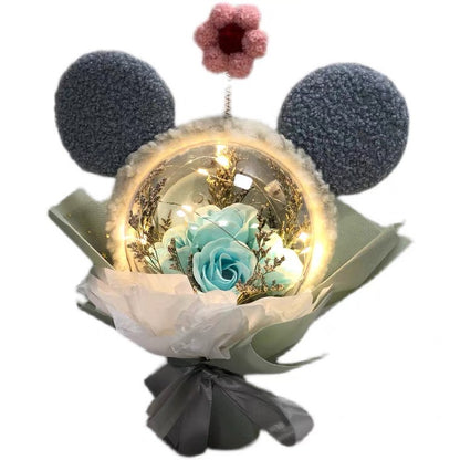 باقة ورد صناعي