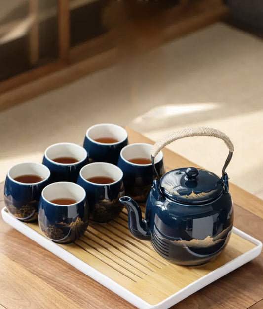 Japanese style Tea set with Draw