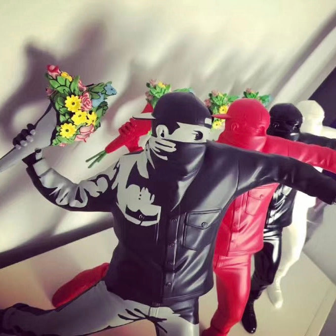 Banksy flower thrower Art – Awsan