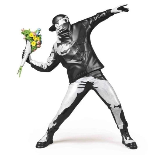 Banksy flower thrower Art