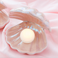 Pearl decoration with warm light