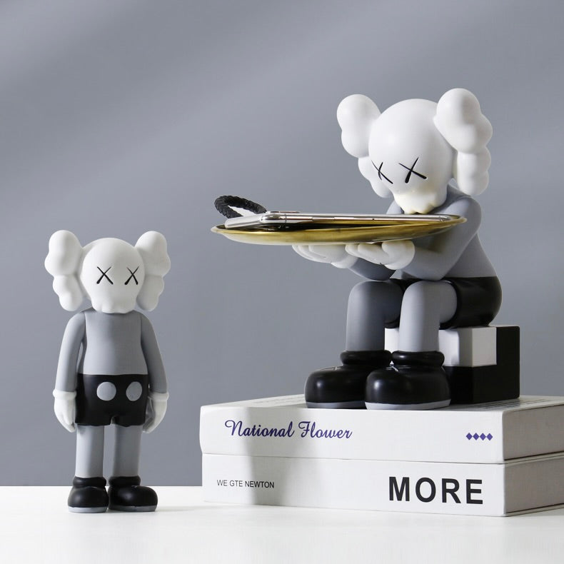 MANDKAWS siting with tray decoration