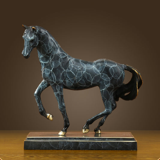 Copper bronze horse statue