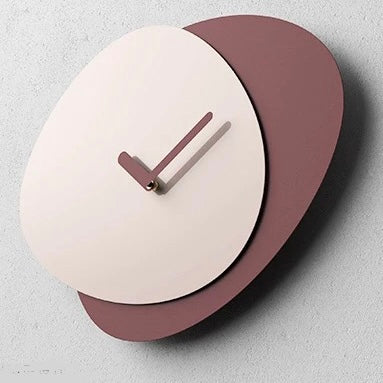 Berry Red wall clock